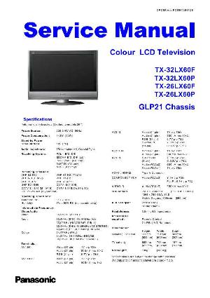 Service manual Panasonic TX-26LX60, TX-32LX60 ― Manual-Shop.ru