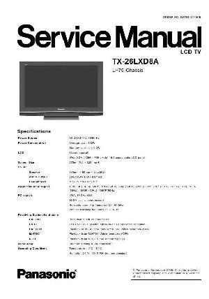 Сервисная инструкция Panasonic TX-26LXD8A ― Manual-Shop.ru