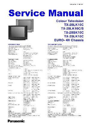 Сервисная инструкция Panasonic TX-28LK10, TX-28SK10 ― Manual-Shop.ru