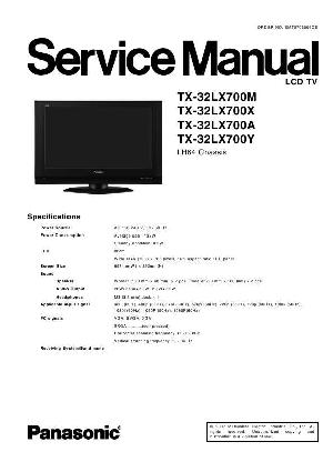 Service manual Panasonic TX-32LX700 ― Manual-Shop.ru