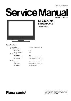 Service manual Panasonic TX-32LX77M, LH60 chassis ― Manual-Shop.ru