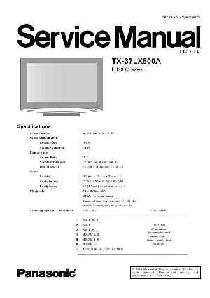 Service manual Panasonic TX-37LX800A ― Manual-Shop.ru