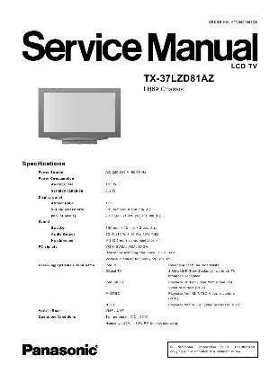 Service manual Panasonic TX-37LZD81AZ ― Manual-Shop.ru