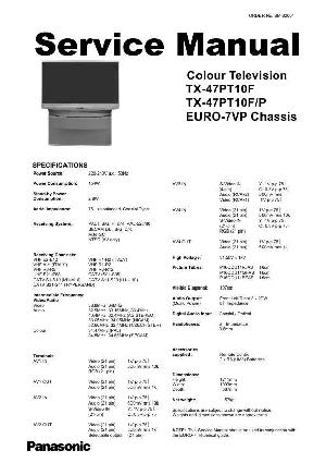 Сервисная инструкция Panasonic TX-47PT10F EURO-7VP ― Manual-Shop.ru
