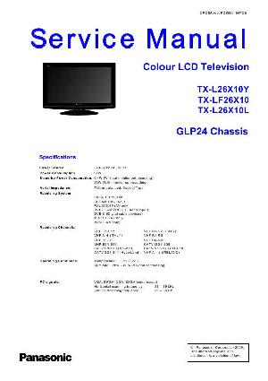 Service manual Panasonic TX-L26X10, TX-LF26X10, GLP24-Chassis ― Manual-Shop.ru