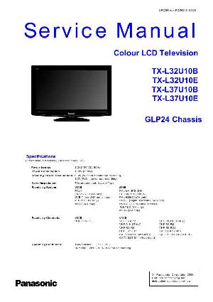 Сервисная инструкция Panasonic TX-L32U10, TX-L37U10, GLP24-Chassis ― Manual-Shop.ru