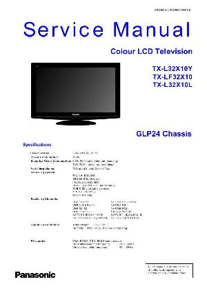 Service manual Panasonic TX-L32X10, TX-LF32X10, GLP24-Chassis ― Manual-Shop.ru