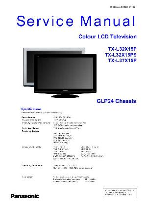 Сервисная инструкция Panasonic TX-L32X15, TX-L37X15, GLP24-Chassis ― Manual-Shop.ru
