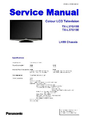 Service manual Panasonic TX-L37G15, LH89-Chassis ― Manual-Shop.ru