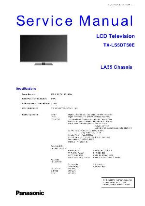 Service manual Panasonic TX-L55DT50 LA35 ― Manual-Shop.ru