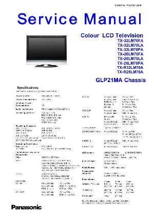 Сервисная инструкция Panasonic TX-R26LM70A, TX-R32LM70A ― Manual-Shop.ru