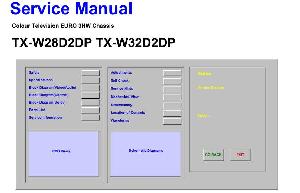Service manual Panasonic TX-W28D2DP, TX-W32D2DP ― Manual-Shop.ru