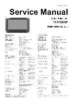 Сервисная инструкция Panasonic TX-W32D2F