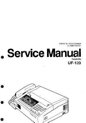 Сервисная инструкция Panasonic UF-123 ― Manual-Shop.ru