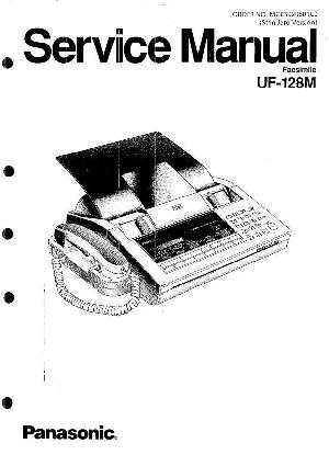 Сервисная инструкция Panasonic UF-128M ― Manual-Shop.ru