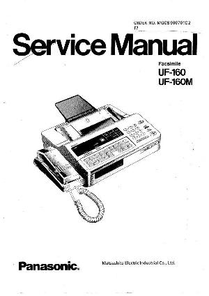 Сервисная инструкция Panasonic UF-160, UF-160M ― Manual-Shop.ru