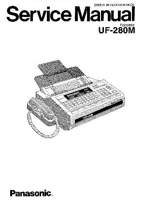 Сервисная инструкция Panasonic UF-280M ― Manual-Shop.ru