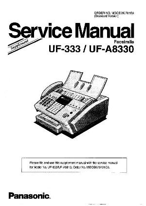 Сервисная инструкция Panasonic UF-333, UF-A8330 ― Manual-Shop.ru