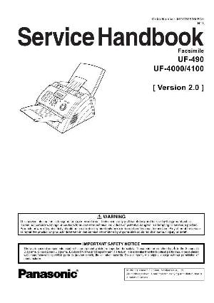 Сервисная инструкция Panasonic UF-4000, UF-4100, UF-490 SH ― Manual-Shop.ru