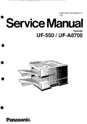 Service manual Panasonic UF-550, UF-A8700 ― Manual-Shop.ru