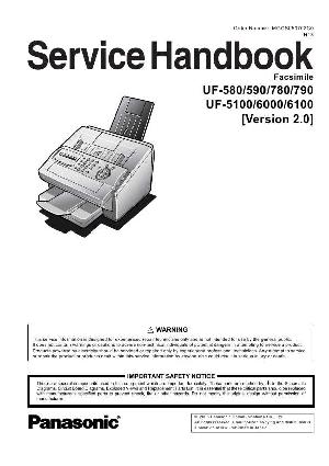 Service manual Panasonic UF-580, UF-590, UF-780, UF-790, UF-5100, UF-6000, UF-6100 SH ― Manual-Shop.ru
