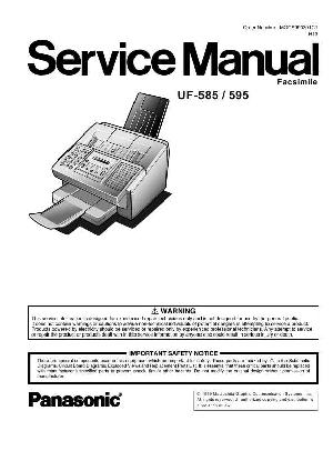 Service manual Panasonic UF-585 ― Manual-Shop.ru