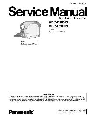 Service manual Panasonic VDR-D100PL, VDR-D200PL ― Manual-Shop.ru