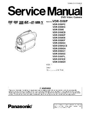 Service manual Panasonic VDR-D50, D51, D58 ― Manual-Shop.ru