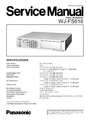 Service manual Panasonic WJ-FS616 ― Manual-Shop.ru