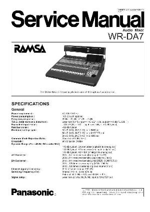 Service manual Panasonic WR-DA7 ― Manual-Shop.ru