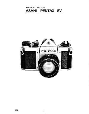 Сервисная инструкция Pentax SV ― Manual-Shop.ru