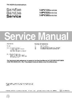 Service manual Philips 14PV135, 14PV235, 14PV385 ― Manual-Shop.ru