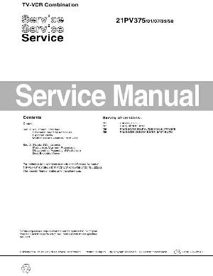Сервисная инструкция Philips 21PV375 ― Manual-Shop.ru