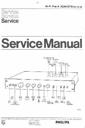Service manual Philips 22AH270 ― Manual-Shop.ru