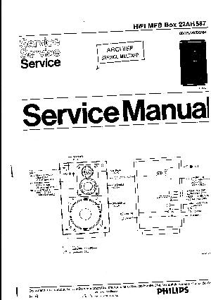 Service manual Philips 22AH587 ― Manual-Shop.ru