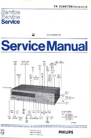 Service manual Philips 22AH796 ― Manual-Shop.ru