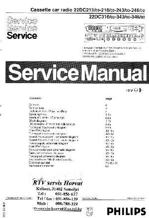 Service manual Philips 22DC316  ― Manual-Shop.ru