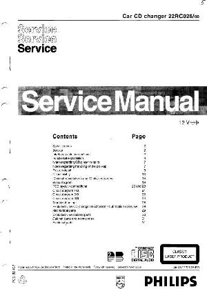 Service manual Philips 22RC026  ― Manual-Shop.ru