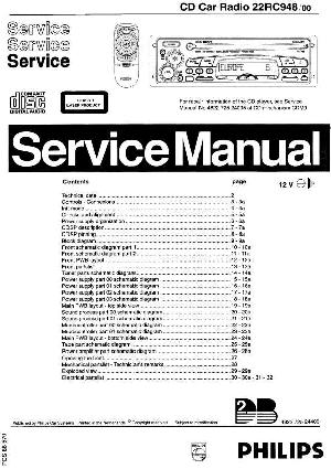 Service manual Philips 22RC948  ― Manual-Shop.ru