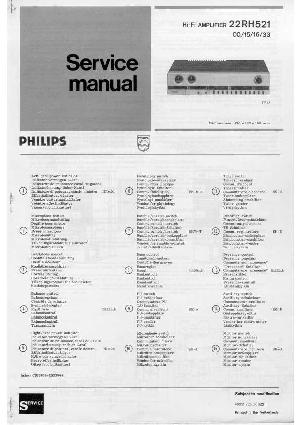 Service manual Philips 22RH521 ― Manual-Shop.ru