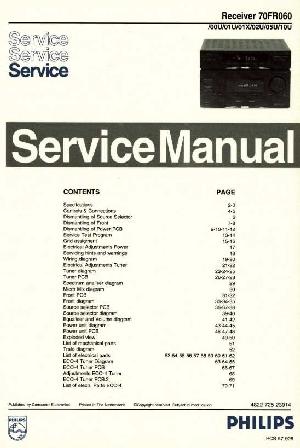 Service manual Philips 70FR060 ― Manual-Shop.ru