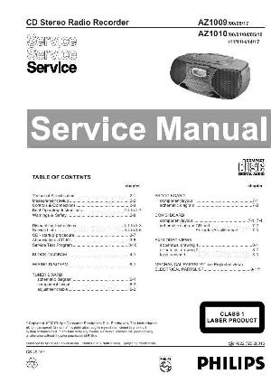 Service manual Philips AZ-1009, AZ-1010 ― Manual-Shop.ru