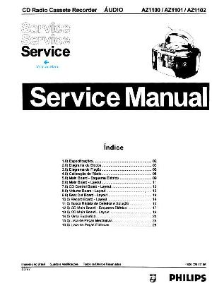 Сервисная инструкция Philips AZ-1100, AZ-1101, AZ-1102 ― Manual-Shop.ru