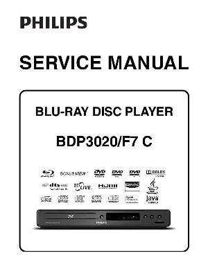 Сервисная инструкция Philips BDP-3020/F7 ― Manual-Shop.ru