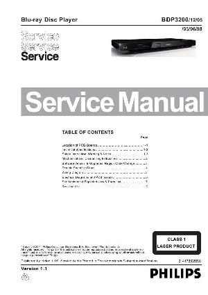 Сервисная инструкция Philips BDP-3200 ― Manual-Shop.ru