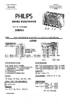 Service manual Philips BX694U ― Manual-Shop.ru