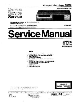 Service manual Philips CD-350 ― Manual-Shop.ru