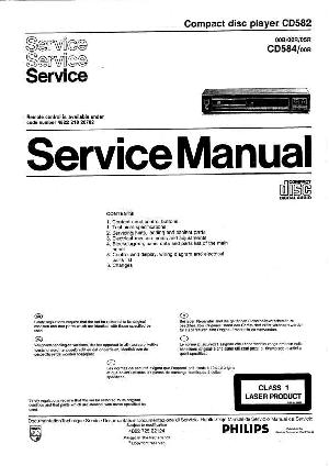 Service manual Philips CD-582 ― Manual-Shop.ru