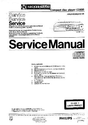 Service manual Philips CD-650 ― Manual-Shop.ru