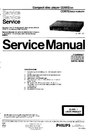 Сервисная инструкция Philips CD-660, CD-670 ― Manual-Shop.ru